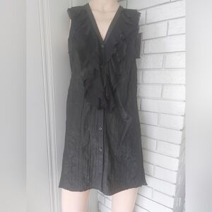 Blouse - Sleeveless Black - Design by Spanner - Size US 6